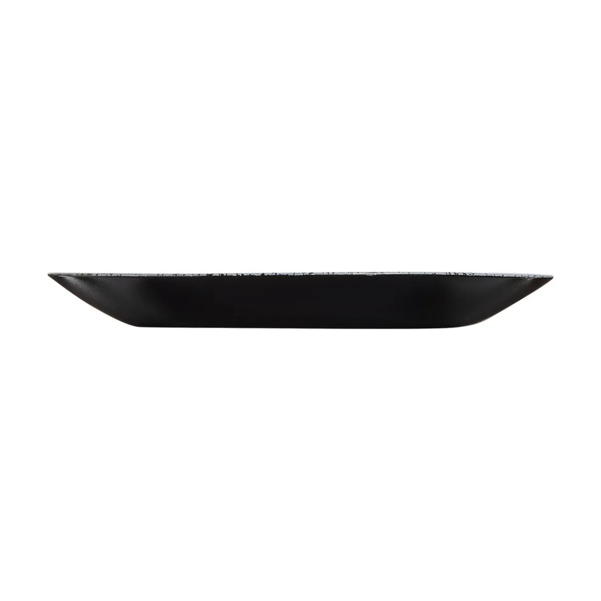 Assiette à dessert noire 18 cm Slate
