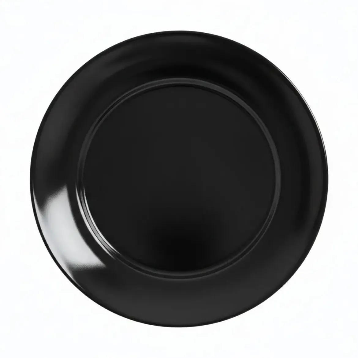 Assiette à dessert noire 18 cm Apy
