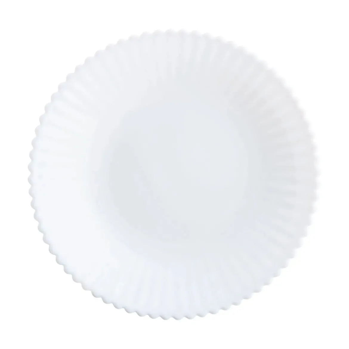 Assiette creuse blanche 20 cm Bloom