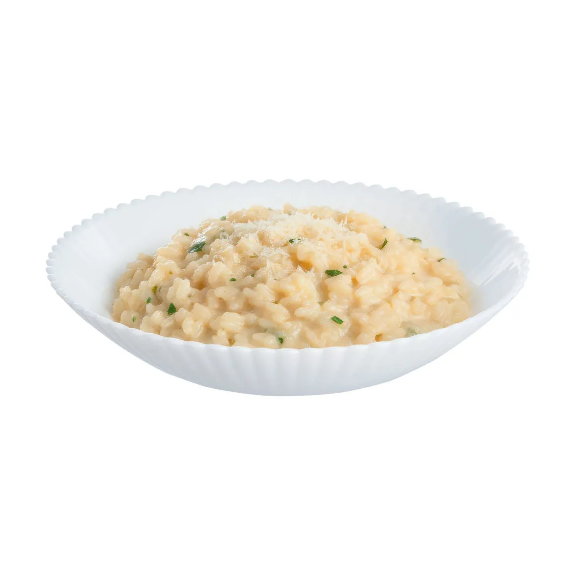 Assiette creuse blanche 20 cm Bloom