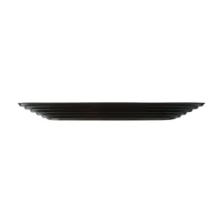 Assiette dessert noire 19 cm Harena