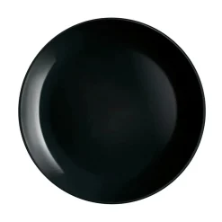 Assiette noire 25 cm Diwali