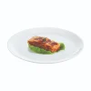 Assiette plate blanche 25 cm Pampille