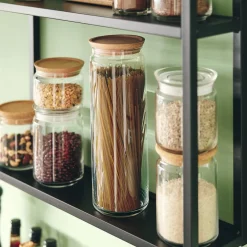 Bocal à spaghetti 200 cl Pure Jar Wood
