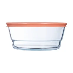 Coupelle 110 cl Eat & Joy avec couvercle orange