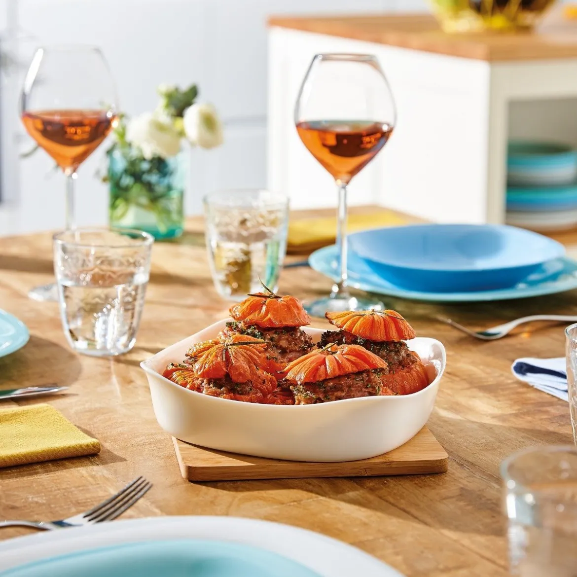 Lot de 3 plats à four carrés Smart Cuisine Carine 250°C
