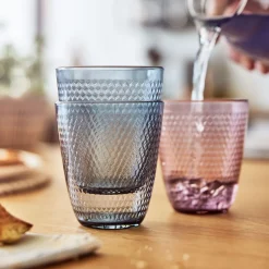 Verre bleu 31 cl Pampille Color